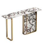 Консоль с прямоугольной мраморной столешницей Vivian Console варинант исполнения - 1 | Loft Concept в Волгограде