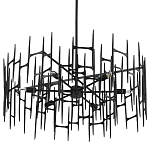 Люстра черная остроконечной формы Black Satin варинант исполнения - 5 | Loft Concept в Волгограде