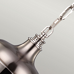 Подвесной светильник со стальным плафоном и белым матовым стеклянным шаром Feiss варинант исполнения - 4 | Loft Concept в Волгограде