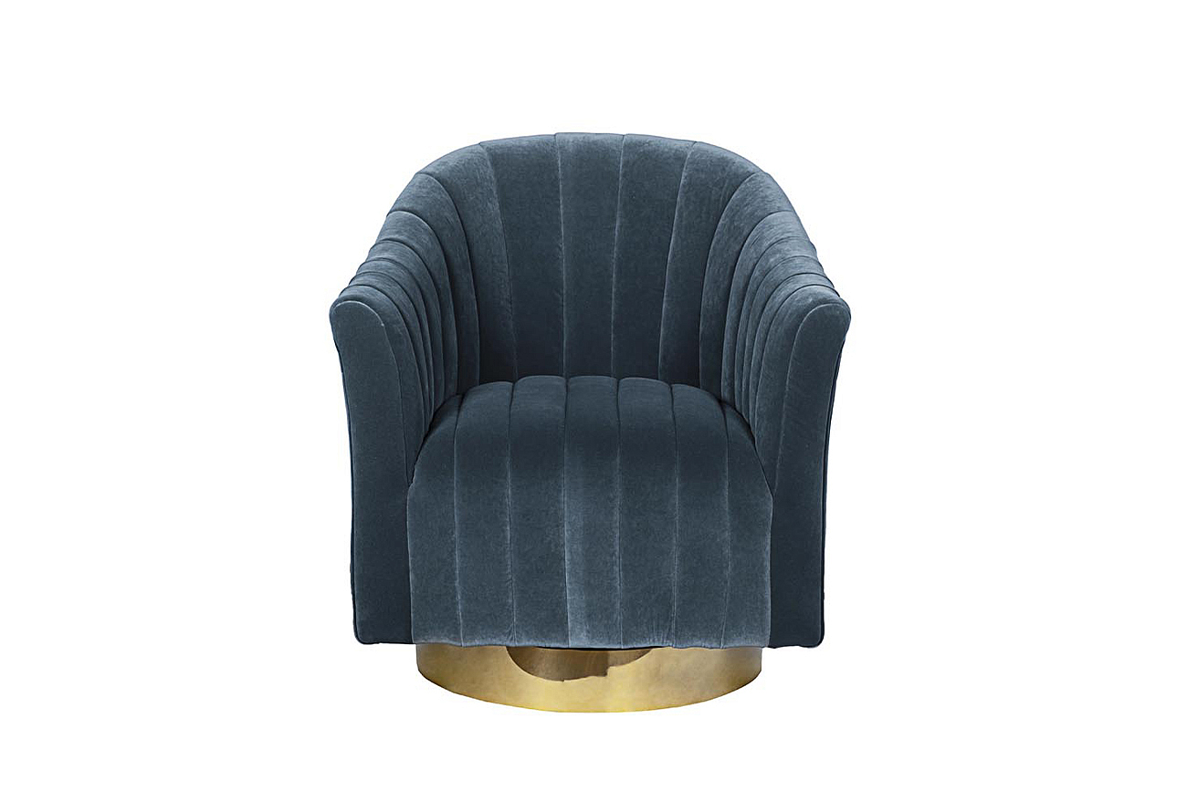 Кресло Civic Space BLUE VELOUR Кресло Civic Space BLUE VELOUR - Loft-Concept в Волгограде