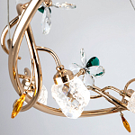 Люстра с хрустальными плафонами и декором Alvere Crystal Chandelier варинант исполнения - 3 | Loft Concept в Волгограде