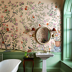 Обои ручная роспись Houghton Edo Blush варинант исполнения - 1 | Loft Concept в Волгограде