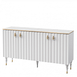 Консоль с дверками и белым рельефным фасадом Expanses of Beauty варинант исполнения - 2 | Loft Concept в Волгограде