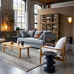 Фигурный приставной столик черного цвета AMORPHOUS варинант исполнения - 6 | Loft Concept в Волгограде