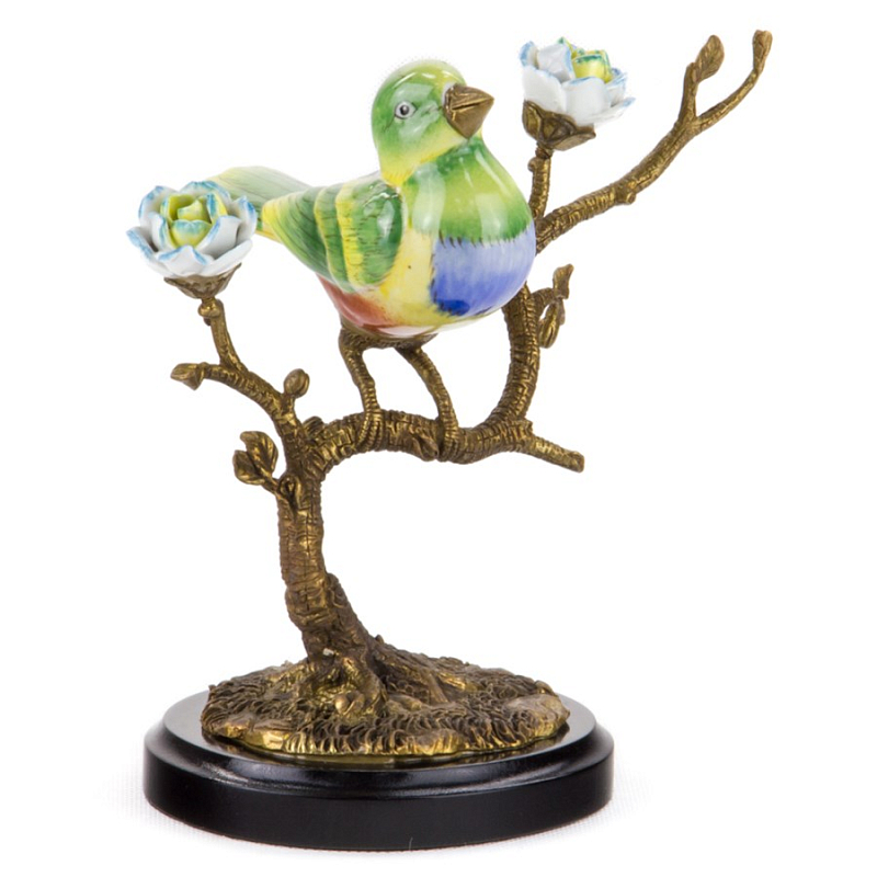 Статуэтка Light Green Bird Мульти Бронза Статуэтка Light Green Bird Мульти Бронза в Волгограде | Loft Concept