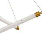 Светодиодная люстра Trumpet Tube Brass  варинант исполнения - 3 | Loft Concept в Волгограде