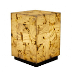 Торшер прямоугольный из натурального камня Calcite Geometry варинант исполнения - 6 | Loft Concept в Волгограде