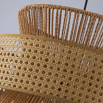 Подвесной светильник с абажуром из натуральных материалов Light Inside the Cell варинант исполнения - 7 | Loft Concept в Волгограде