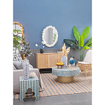 Зеркало овальное с багетом в виде кораллов Coral Dеcor варинант исполнения - 4 | Loft Concept в Волгограде