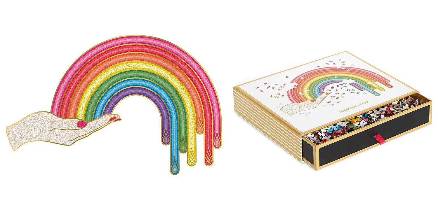 Пазлы RAINBOW HAND SHAPED PUZZLE Jonathan Adler Пазлы RAINBOW HAND SHAPED PUZZLE Jonathan Adler - Loft-Concept в Волгограде