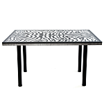 Стол обеденный из натурального мрамора Marble BW Accent Table варинант исполнения - 1 | Loft Concept в Волгограде