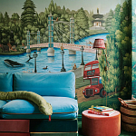 Обои ручная роспись Little London Jubilee Colourway варинант исполнения - 3 | Loft Concept в Волгограде