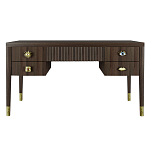 Письменный стол с 4-мя ящиками Elsa Dreams Walnut варинант исполнения - 6 | Loft Concept в Волгограде