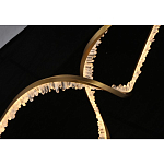 Подвесной светильник обрамленный элементами в виде кристаллов Smooth Shine варинант исполнения - 4 | Loft Concept в Волгограде