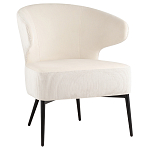 Современное мягкое кресло на металлических ножках Rakush Milk варинант исполнения - 1 | Loft Concept в Волгограде