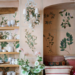 Обои ручная роспись Botanical Studies Cutter colourway варинант исполнения - 3 | Loft Concept в Волгограде