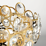 Люстра подвесная из золотых колец 57 см Golden Circles варинант исполнения - 8 | Loft Concept в Волгограде