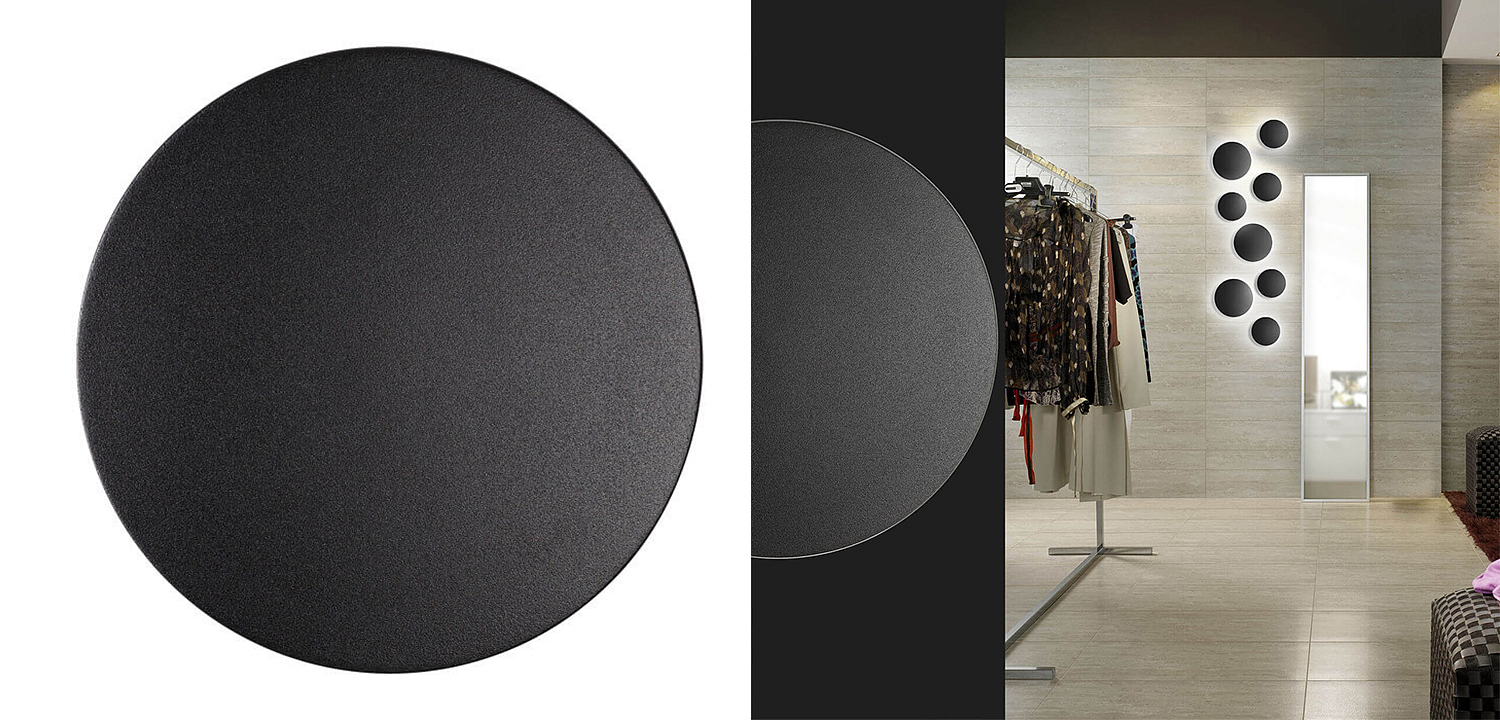 Бра Disco Piatto Black Sconce Бра Disco Piatto Black Sconce - Loft-Concept в Волгограде