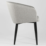 Мягкое кресло на металлических ножках Shaggy Grey варинант исполнения - 2 | Loft Concept в Волгограде