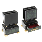 Настольный письменный набор из нефрита в подарочной коробке Victorious варинант исполнения - 11 | Loft Concept в Волгограде