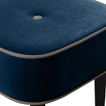 Квадратный мягкий пуф на черных ножках Winton Pouf Square варинант исполнения - 10 | Loft Concept в Волгограде