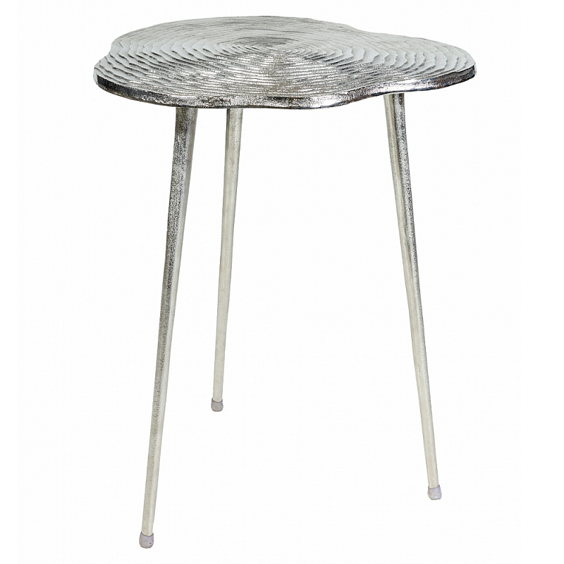 Металлический кофейный столик Puddle Silver Серебристый Металлический кофейный столик Puddle Silver Серебристый в Волгограде | Loft Concept