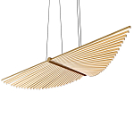 Люстра в виде распахнутых крыльев из тонких металлических планок Flight of Freedom варинант исполнения - 4 | Loft Concept в Волгограде