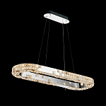 Люстра овальная с мозаичным хрустальным оформлением Sparks of Crystal варинант исполнения - 4 | Loft Concept в Волгограде