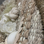 Круглый Вязанный Гобелен Абстракция Breath of Mist Wall Hanging варинант исполнения - 2 | Loft Concept в Волгограде