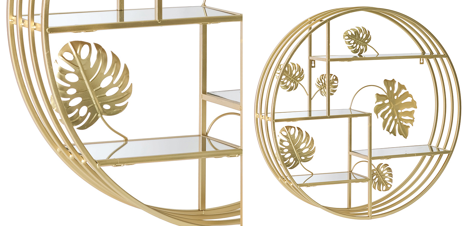 Полка Gold Tropical Shelf Полка Gold Tropical Shelf - Loft-Concept в Волгограде