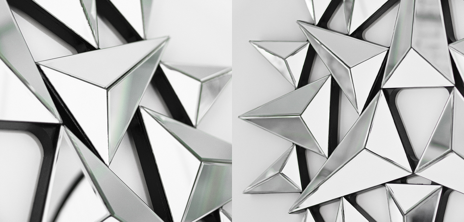 Арт-объект на стену Mirror Spikes Арт-объект на стену Mirror Spikes - Loft-Concept в Волгограде