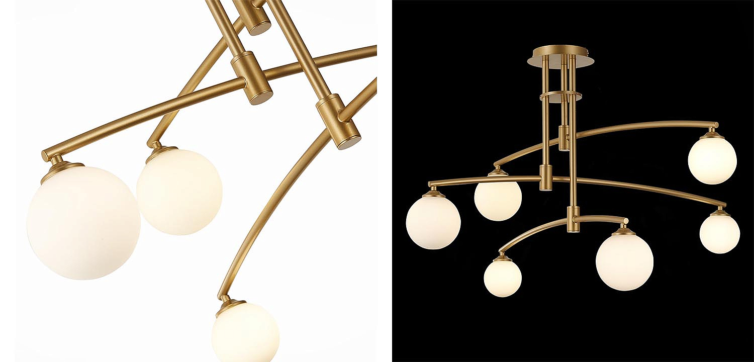 Люстра Glendon Chandelier 6 Balls Люстра Glendon Chandelier 6 Balls - Loft-Concept в Волгограде