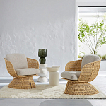 Приставной столик белого цвета Bead варинант исполнения - 4 | Loft Concept в Волгограде