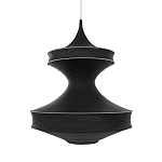 Подвесной вязаный черный светильник «Моника» варинант исполнения - 1 | Loft Concept в Волгограде