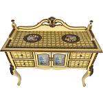 Комод деревянный Illustration of flowers варинант исполнения - 2 | Loft Concept в Волгограде