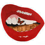 Картина вышивка бисером Grill Cut Out With Butterfly варинант исполнения - 1 | Loft Concept в Волгограде