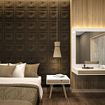 Гипсовая 3D Панель M-106 варинант исполнения - 1 | Loft Concept в Волгограде