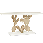 Консоль прямоугольная белая с основанием в виде кактуса Cactus варинант исполнения - 1 | Loft Concept в Волгограде