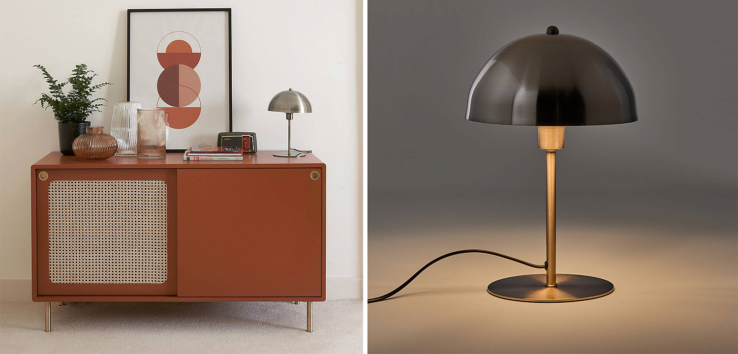 Настольная лампа Umbel Table Lamp Gray Настольная лампа Umbel Table Lamp Gray - Loft-Concept в Волгограде