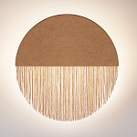 Бра круглое натуральная пробка с бахромой Natural Cork варинант исполнения - 3 | Loft Concept в Волгограде