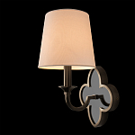 Бра с белым текстильным абажуром и фигурным основанием с зеркальной вставкой Vitorino варинант исполнения - 15 | Loft Concept в Волгограде