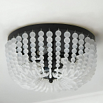 Потолочный светильник круглый с стеклянными бусинами Uniformity варинант исполнения - 3 | Loft Concept в Волгограде