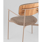 Стул Doe с подклокотниками коричневый варинант исполнения - 3 | Loft Concept в Волгограде