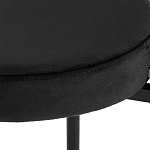 Табурет с мягким круглым сиденьем RIO Black варинант исполнения - 3 | Loft Concept в Волгограде