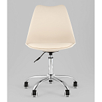 Офисный стул на металлическом основании EGGERY Beige пластик варинант исполнения - 5 | Loft Concept в Волгограде