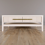 Кофейный стол Primo с двумя ящиками Светлый дуб варинант исполнения - 2 | Loft Concept в Волгограде