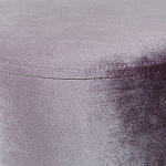 Пуф фиолетовый велюр на золотом металлическом основании Golden Belt варинант исполнения - 4 | Loft Concept в Волгограде