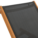 Шезлонг из текстиля и эвкалипта Power of Nature варинант исполнения - 5 | Loft Concept в Волгограде