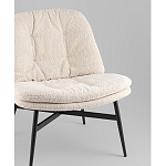 Кресло лаунж Tail молочный варинант исполнения - 2 | Loft Concept в Волгограде