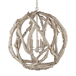 Люстра круглая в виде веток деревьев Natural Driftwood варинант исполнения - 1 | Loft Concept в Волгограде